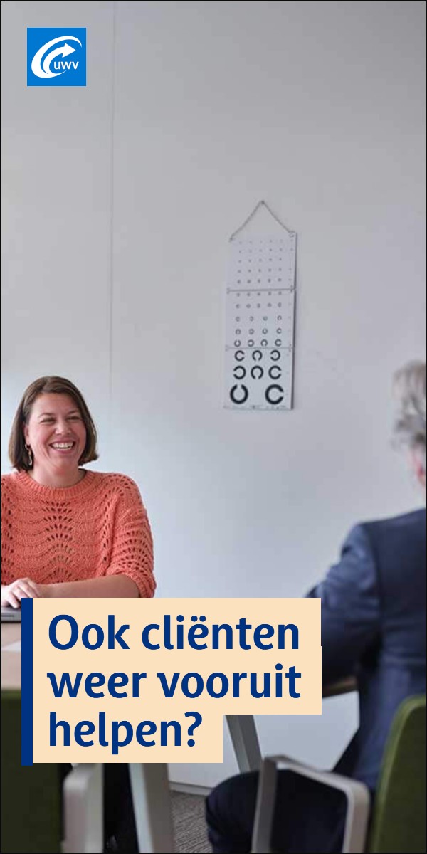 Banner op 6,3 seconden: Ook cliënten weer vooruit helpen?