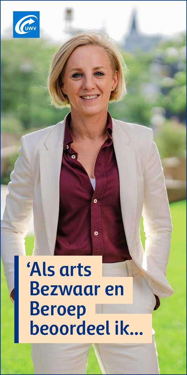 Banner op 3 seconden: ‘Als arts Bezwaar en Beroep beoordeel ik…
