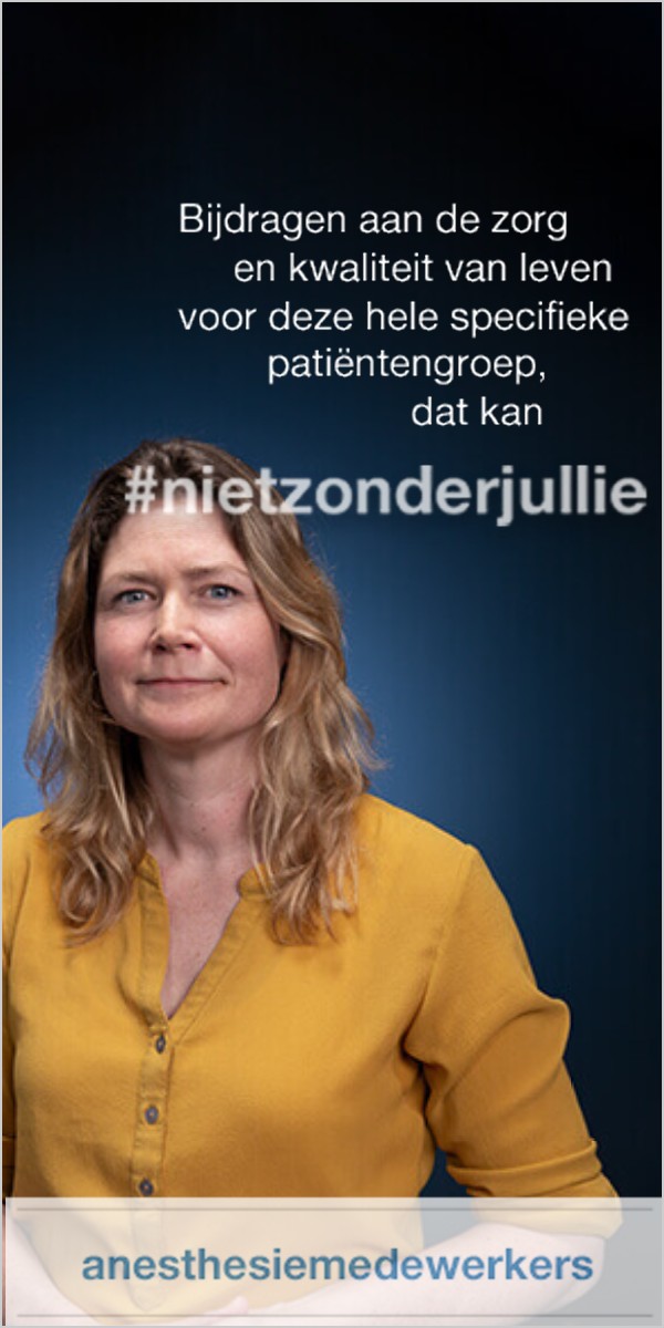 De hashtag en de functiebalk komen in beeld