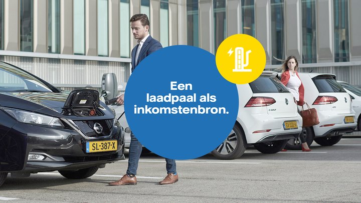 Een laadpaal als inkomstenbron.