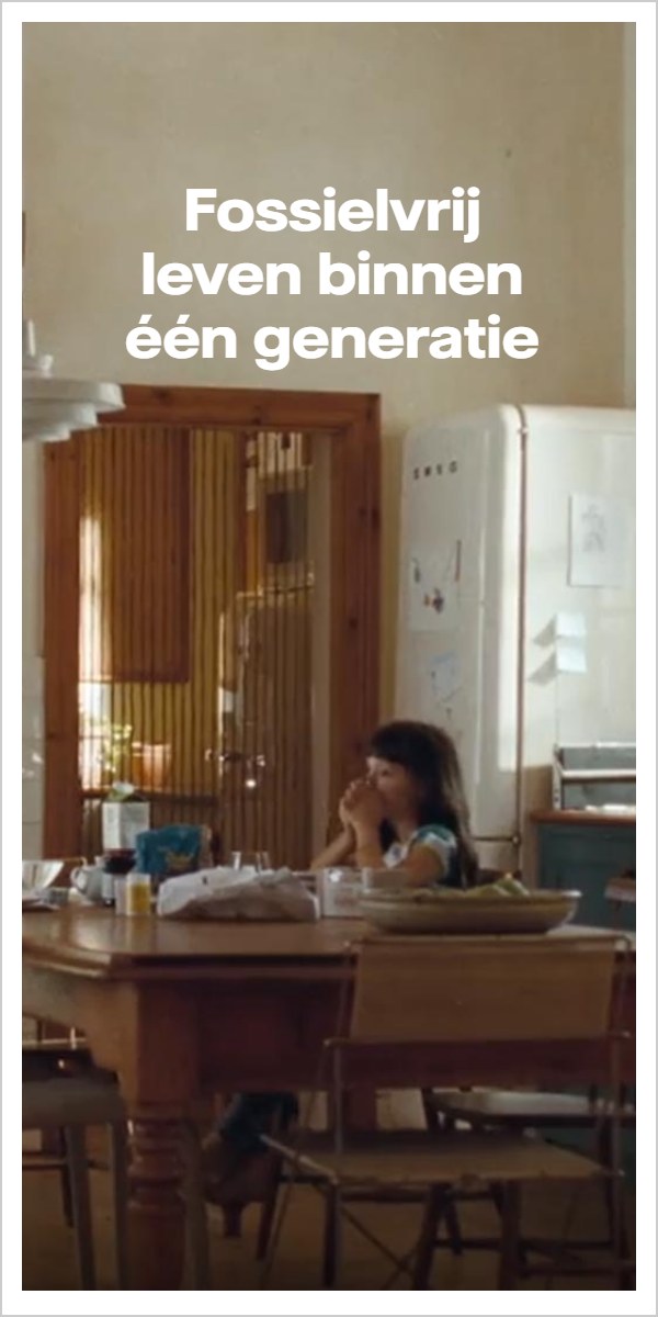 Fossielvrij leven binnen één generatie