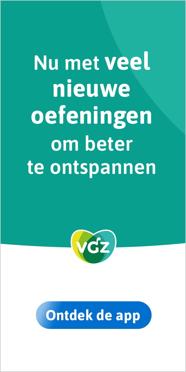 Nu met veel nieuwe oefeningen om beter te ontspannen, Ontdek de app