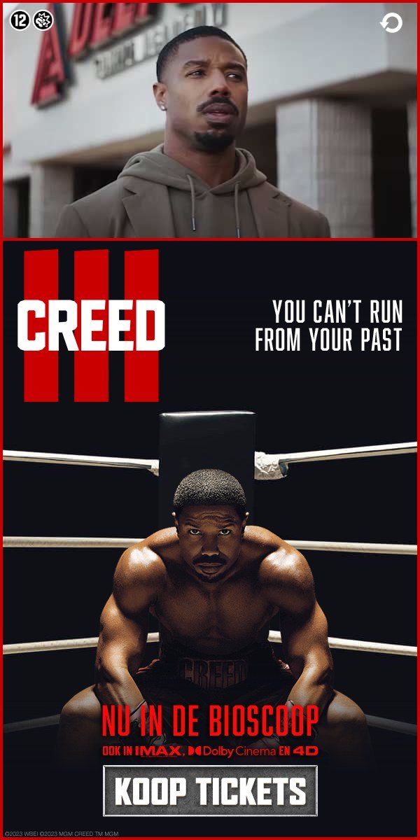 Eindbeeld Creed III, NU IN DE BIOSCOOP