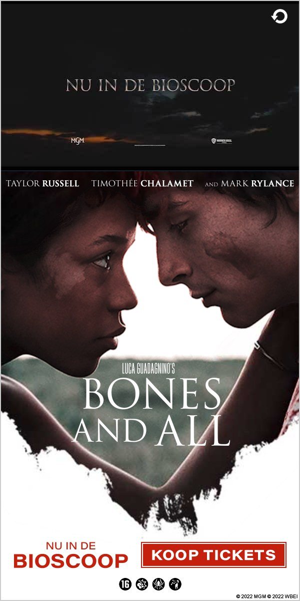 Eindbeeld Bones and All, NU IN DE BIOSCOOP