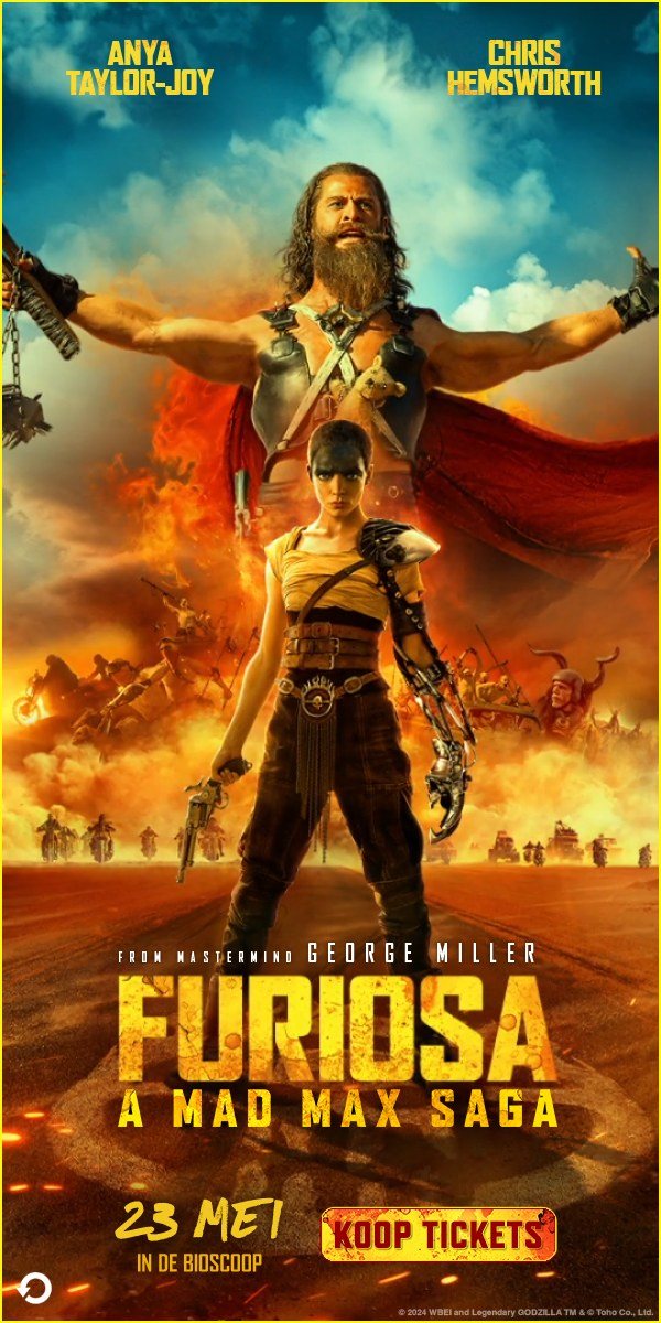Eindbeeld Furiosa: A Mad Max Saga, 23 MEI IN DE BIOSCOOP
