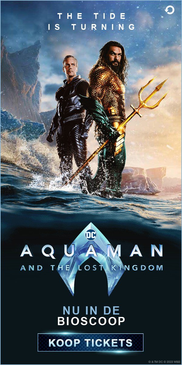 Eindbeeld Aquaman and the Lost Kingdom, NU IN DE BIOSCOOP