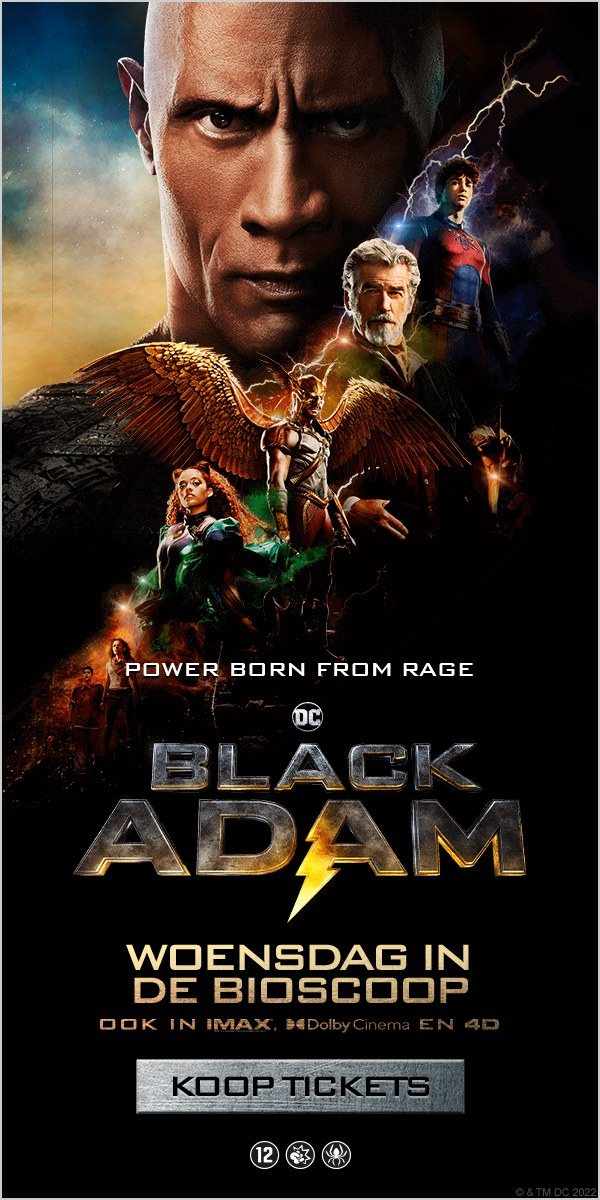 Eindbeeld Black Adam, WOENSDAG IN DE BIOSCOOP