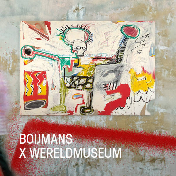 Carrousel 2: schilderij met figuren, Boijmans x Wereldmuseum