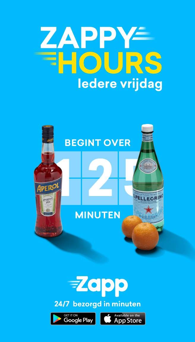 Afteller met drie vakjes: 125 minuten